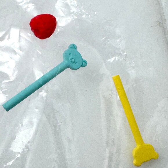 RE-MENT Rilakkuma Strawberry Dessert Party Set 7 Chocolate - Picture 9 of 9